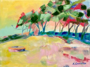 Trees of La Selva Beach Painting