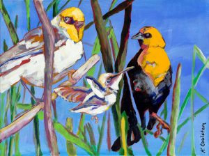 Three Birds Painting