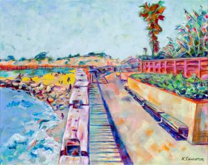 Above the Beach Capitola Painting