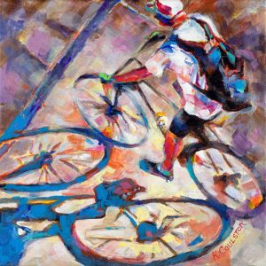 Slow Ride Bicycle Painting
